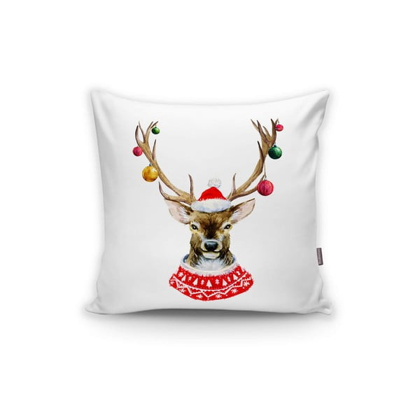 Súprava 4 vianočných obliečok na vankúš a behúň na stôl Minimalist Cushion Covers Christmas Ornaments-image-4