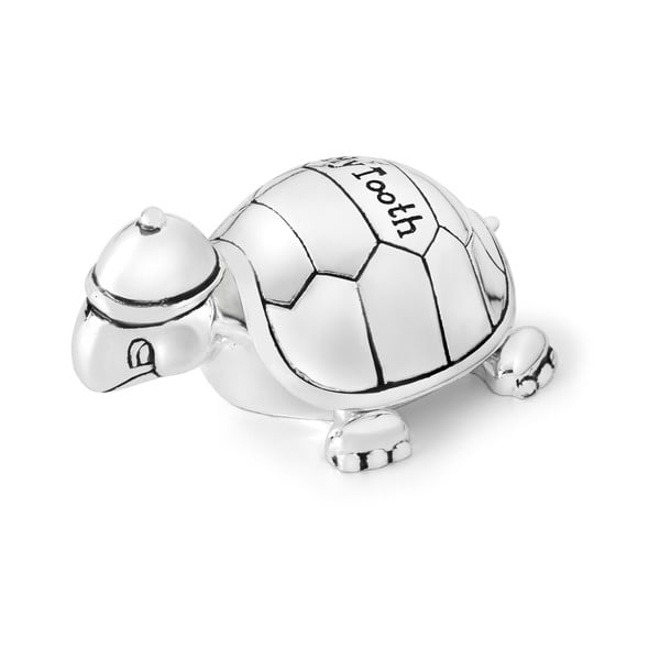 Kovová škatuľka na prvý zúbok ø 8x3 cm Turtle – Zilverstad