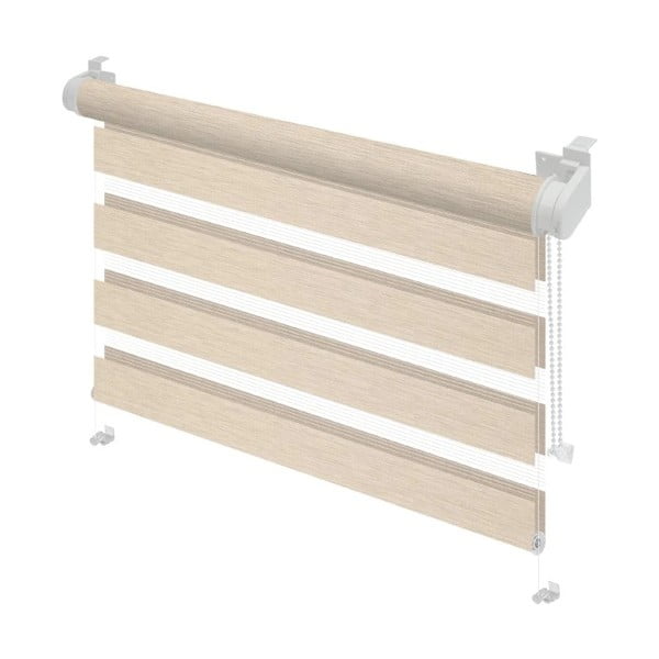 Krémová roleta deň a noc 80x150 cm Zebra Silvalin – Gardinia-image-1