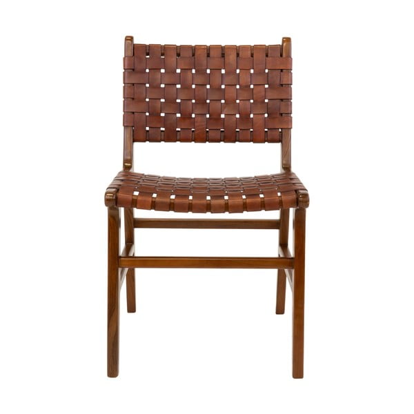 Hnedé jedálenské stoličky z teakového dreva v súprave 2 ks Perugia – House Nordic-image-2