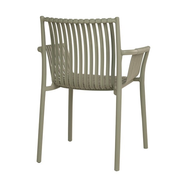 Zelené plastové záhradné stoličky v súprave 2 ks Tulsa – House Nordic-image-4