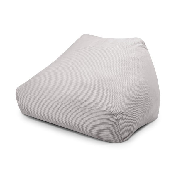 Svetlosivý menčestrový sedací vak Sofa Snug – SLOWDOWN