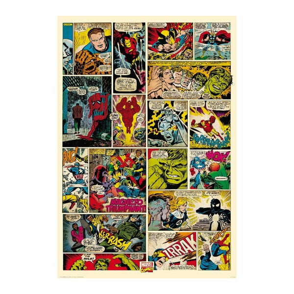  Veľkoformátová tapeta Avengers Marvel Komiks, 158x232 cm