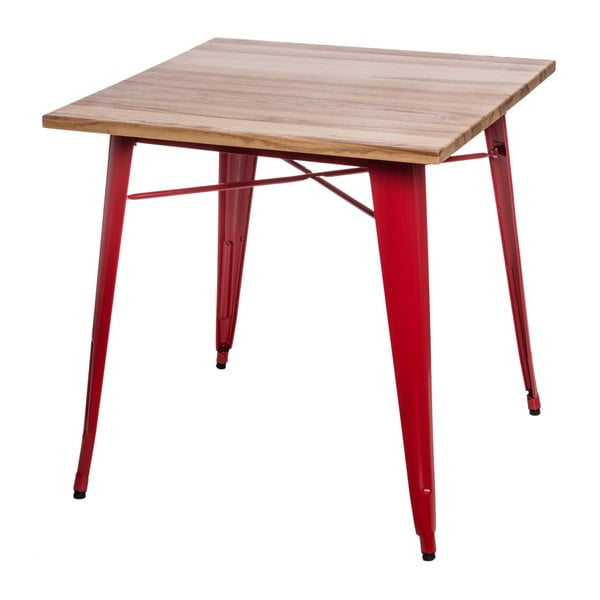 Červený jedálenský stôl D2 Paris Ash Wood