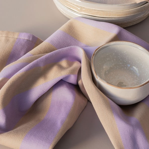 Bavlnené utierky v súprave 2 ks 50x70 cm Stripes – Mette Ditmer Denmark-image-1