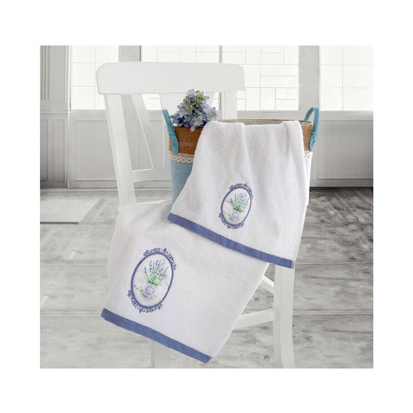 Set bielej osušky a uteráku Irya Home Spa, 30x50 cm a 50x90 cm-image-1