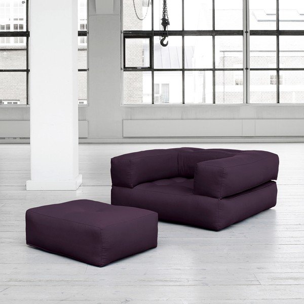 Variabilné kreslo Karup Cube Purple-image-1