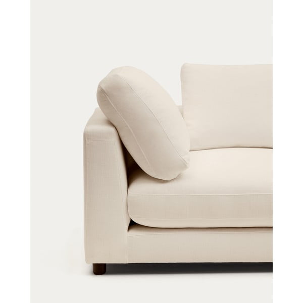 Krémová leňoška Gala – Kave Home-image-1