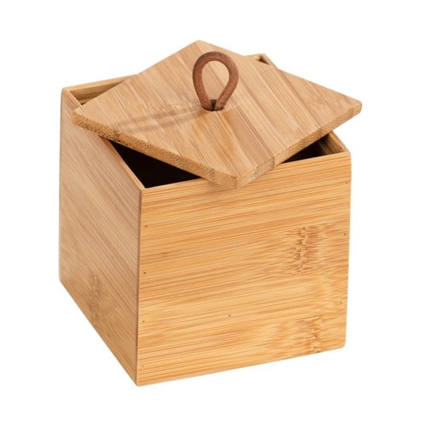 Bambusový box s vekom Wenko Terra, šírka 9 cm-image-2
