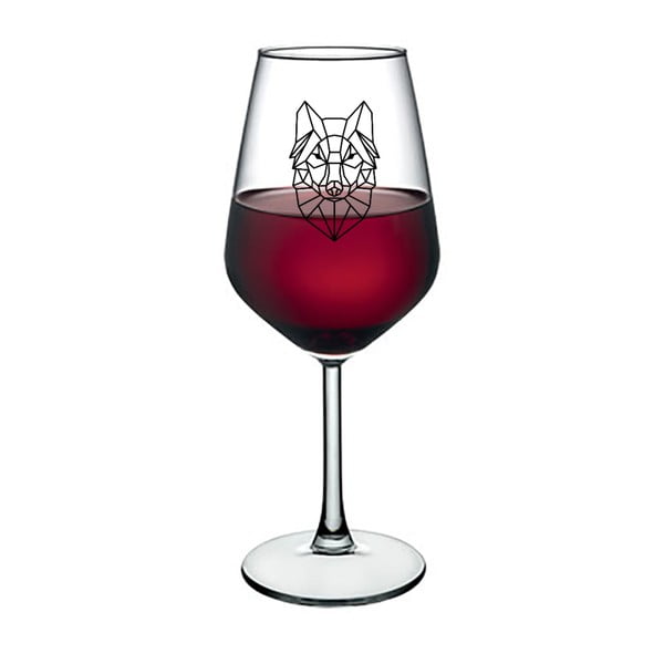 Pohár na víno Vivas Lion Design, 345 ml