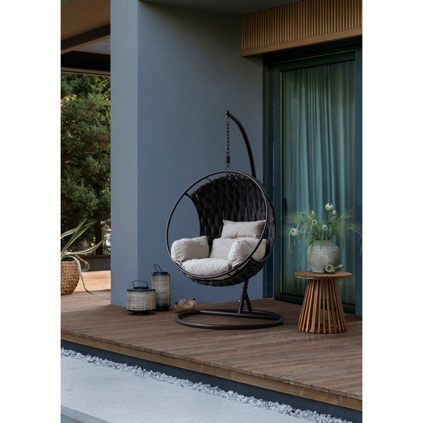 Okrúhly záhradný stolík z masívu akácie ø 50 cm Rodano – Bizzotto-image-2