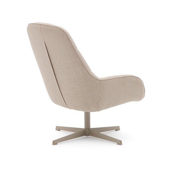 Béžové otočné kreslo Jaspe – Kave Home-image-4