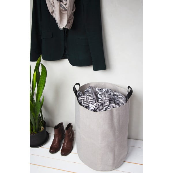 Béžový koš na bielizeň Bigso Box of Sweden Bin, 69 l-image-1