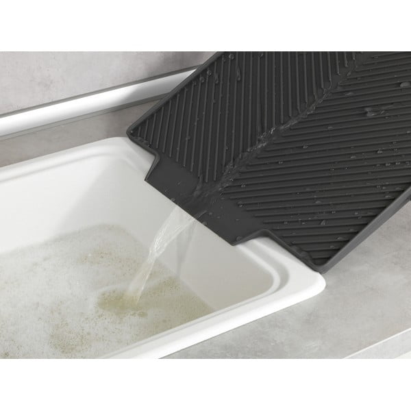 Tmavosivý odkvapkávač Wenko Neli, 34 x 40 cm-image-4