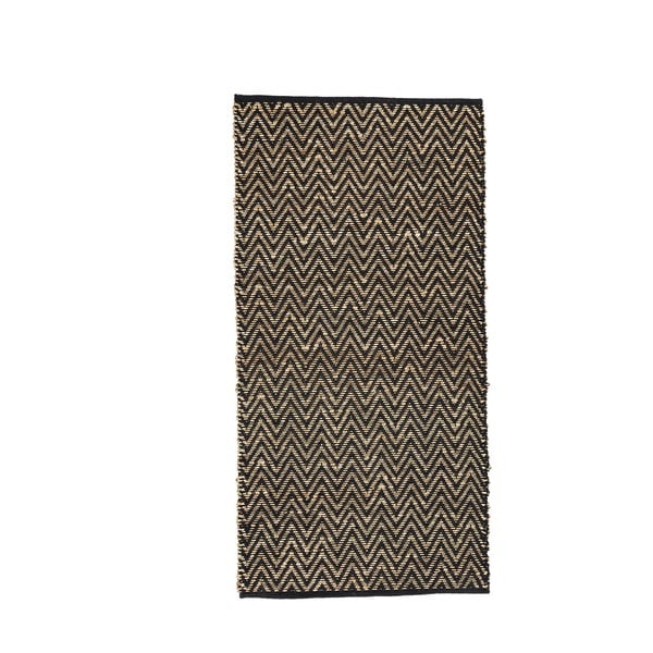 Koberec z morskej trávy a bavlny Simla ZigZag, 170 × 130 cm