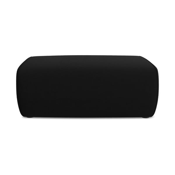 Čierna zamatová podnožka Kapua – Makamii