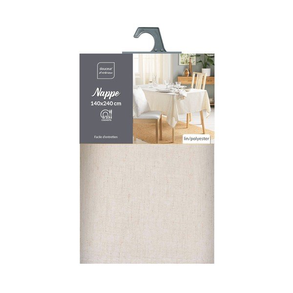 Obrus možnosť prania 140x240 cm Pauline – douceur d'intérieur