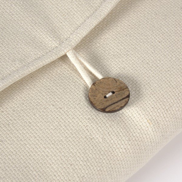 Biela cestovná podložka na prebaľovanie z organickej bavlny Kave Home Jeila-image-4