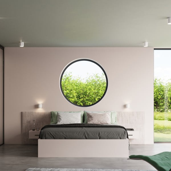 Biele stropné svietidlo s kovovým tienidlom Vulco – Sollux-image-4