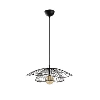 Čierne závesné svietidlo Opviq lights Tel, ø 50 cm