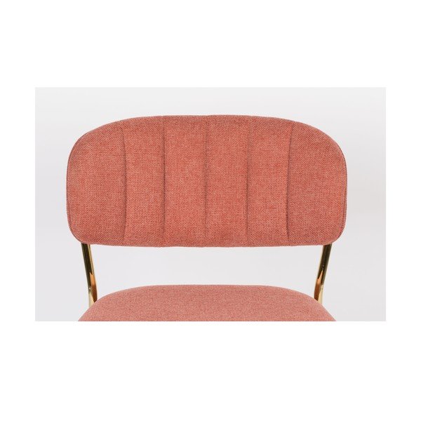 Ružové barové stoličky v súprave 2 ks 89 cm Jolien – White Label-image-1