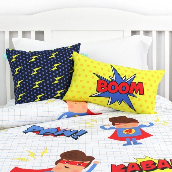 Bavlnená obojstranná obliečka na vankúš Baleno Super Hero, 50 × 30 cm-image-3