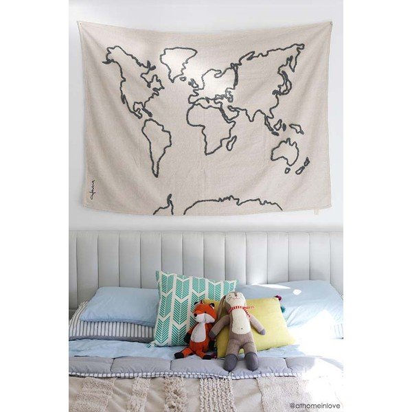 Nástenná mapa 160x120 cm Canvas Map – Lorena Canals-image-2