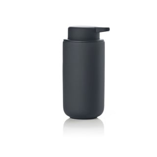 Čierny nástenný kameninový dávkovač mydla 450 ml Ume - Zone