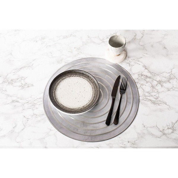 Prestieranie v striebornej farbe Tiseco Home Studio, ⌀ 39,5 cm-image-1