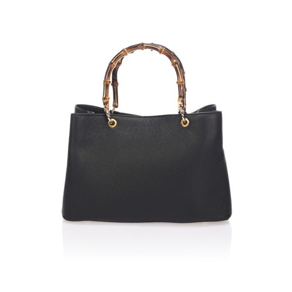 Čierna kožená kabelka Markese Tresma-image-2