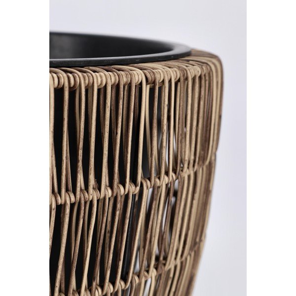 Plastové/z umelého ratanu kvetináče v súprave 3 ks ø 44 cm Ayun – Bizzotto-image-3