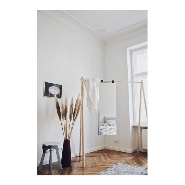 Závesné zrkadlo k vešiaku Karup Design Hongi Black-image-3