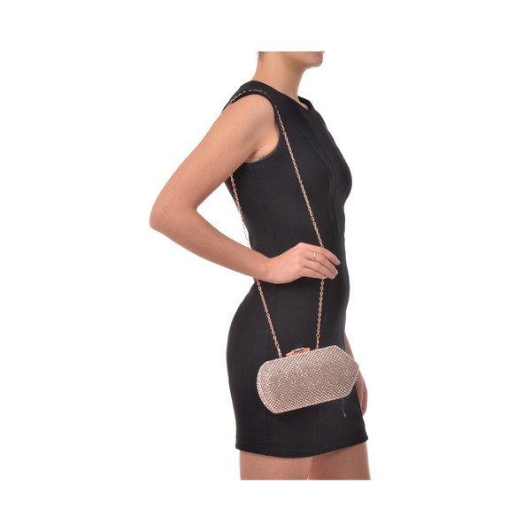 Listová kabelka s kamienkami zlatej farby Isabella Rhea-image-2