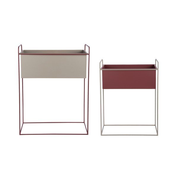 Kovové stojany na kvety 2 ks (výška  65 cm) Reina – PT LIVING-image-3