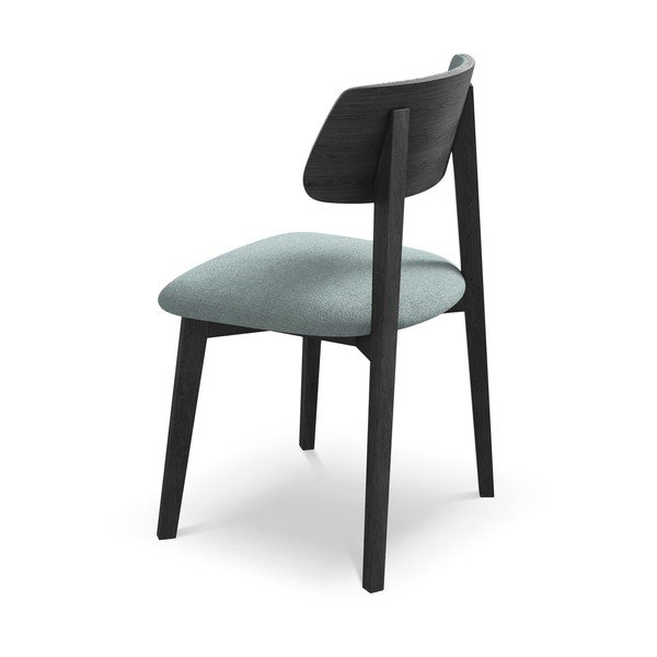 Modrá jedálenská stolička z masívneho dreva Niu – Makamii-image-3