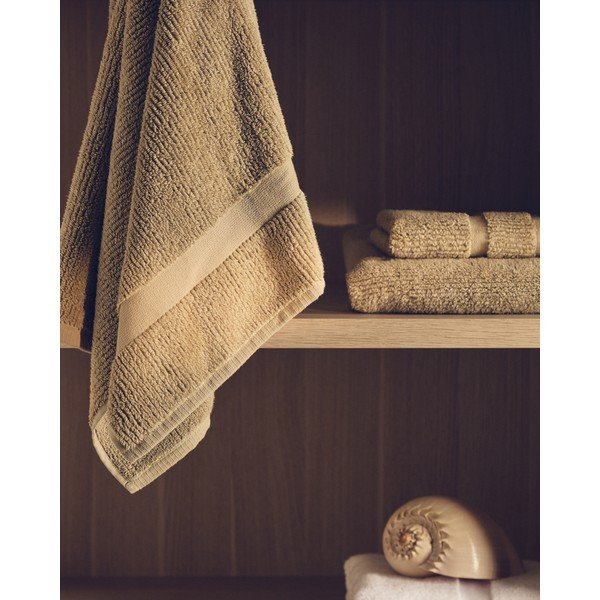 Zelený froté bavlnený uterák 50x90 cm Olvira – Kave Home-image-2