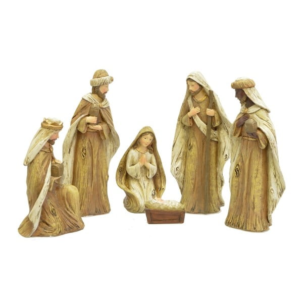 Sada 6 dekoratívnych sošiek Bethlehem Precious