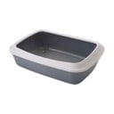 Sivý mačací záchod 37x50 cm Savic Iriz – Plaček Pet Products