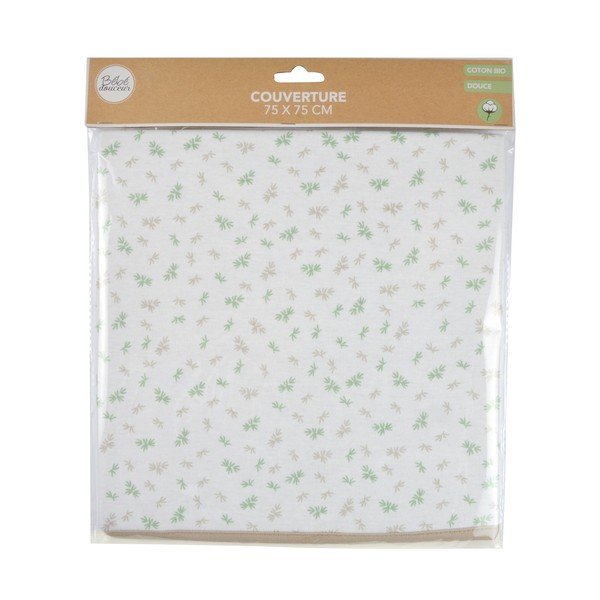 Biela bavlnená detská deka 75x75 cm Koala – Bébé Douceur-image-2