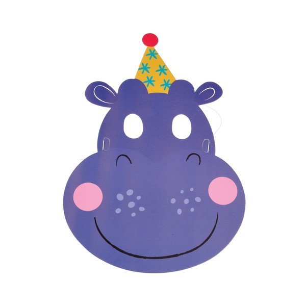 Sada 6 papierových masiek Rex London Party-image-1