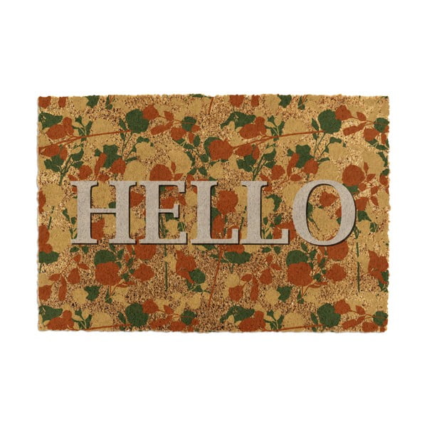 Rohožka z kokosového vlákna 40x60 cm Hello Floral – Artsy Doormats