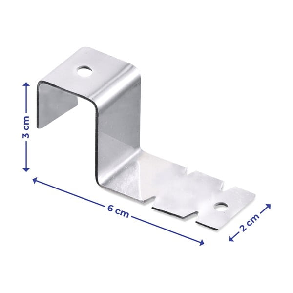 Háčiky z nehrdzavejúcej ocele v súprave 2 ks - Maximex-image-3
