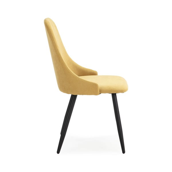 Žlté jedálenské stoličky v súprave 4 ks Mani - Marckeric-image-3