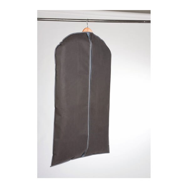 Sivý závesný obal na šaty Compactor Garment, dĺžka 100 cm
