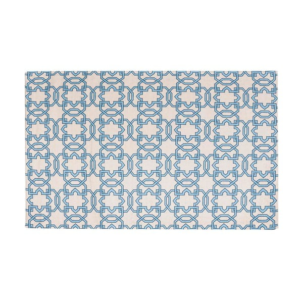 Vysokoodolný kuchynský koberec Webtappeti Tiles Blue, 60 x 220 cm