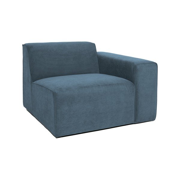 Modrý menčestrový modul pohovky (pravý roh) Sting – Scandic-image-1