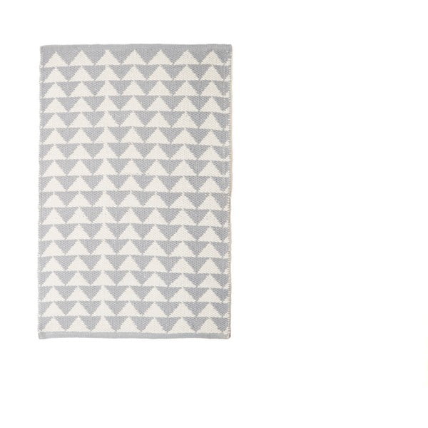 Sivý koberec TJ Serra Triangle, 60x90cm