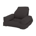 Tmavosivé rozkladacie detské kreslo Karup Design Mini Hippo Dark Grey