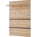 Vešiakový panel v dekore buka v prírodnej farbe Lissabon – Germania