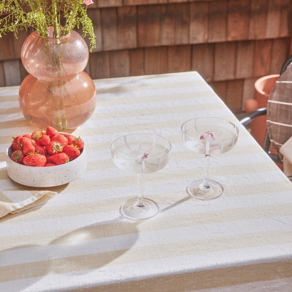 Obrus z bio bavlny 140x200 cm Striped – OYOY Living Design-image-1